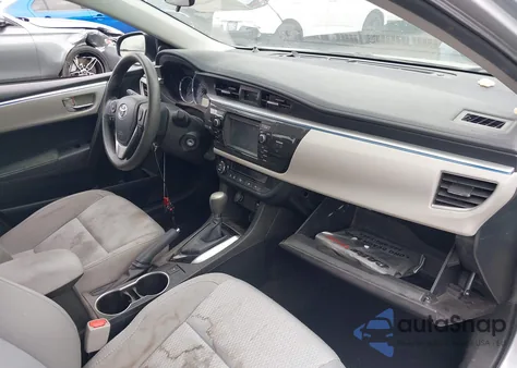 2016 Toyota Corolla Le из США, поврежденный, VIN 5YFBURHE6GP549171